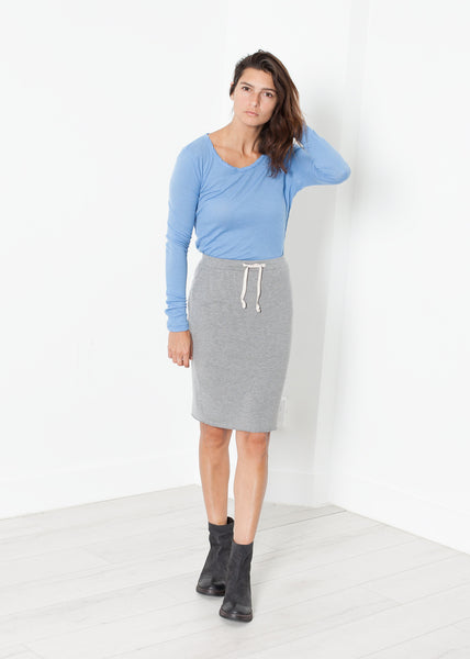 Tencel Jersey Mini en gris chiné