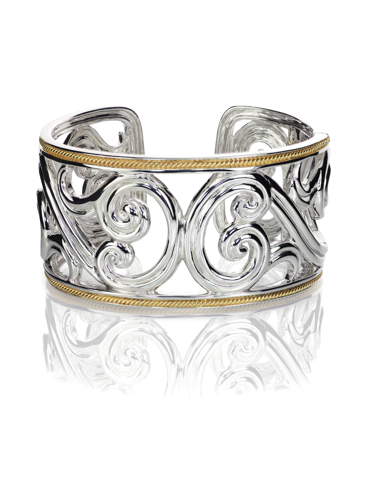 Gold and Silver Bracelet