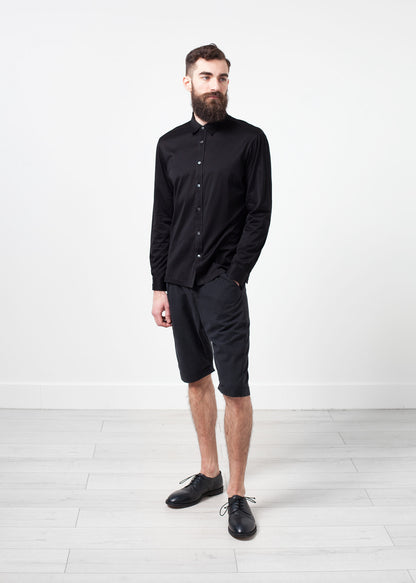 Chemise boutonnée Scotland en noir