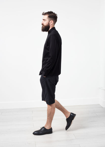 Chemise boutonnée Scotland en noir
