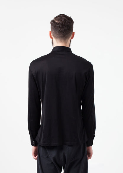 Chemise boutonnée Scotland en noir
