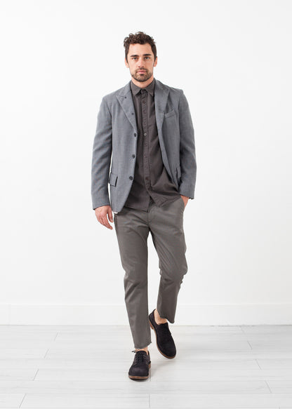 Blazer en laine lavée